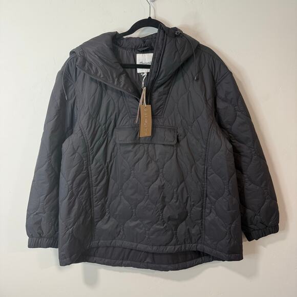 Madewell Black Quilted Puffer Jacket - Picture 3 of 9